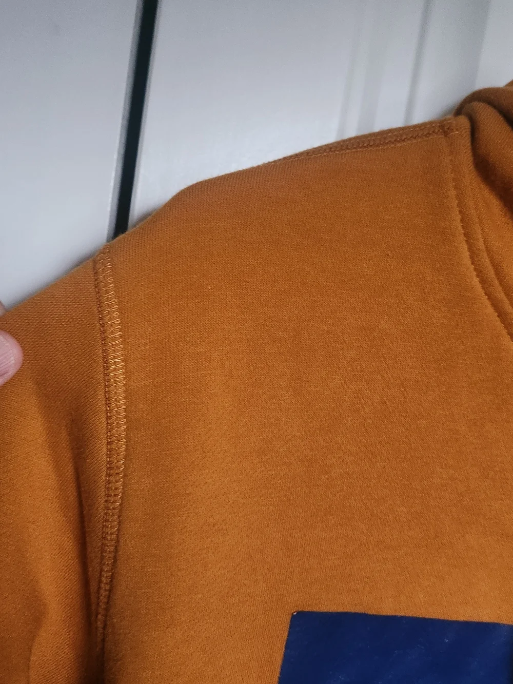 Levi's Men's Graphic  Hooded Sweatshirt With Pocket Autumn Orange Size M- Unisex
